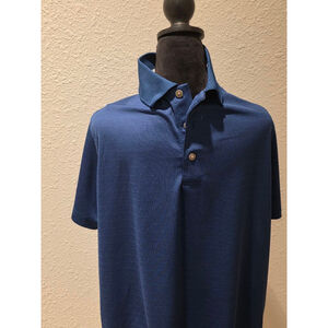 Men's Unbranded Blue Polo Shirt L